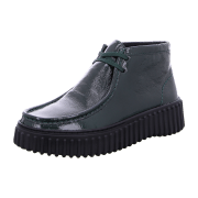 Clarks Torhill Moss Schuhe Mokassin grün Lack 26184663