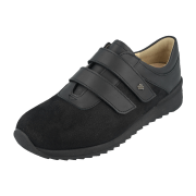 FinnComfort Ivrea Nero/black (Schwarz) - Slipper mit loser Einlage - Marken , Schwarz, leder (stretchpearl/sirio)