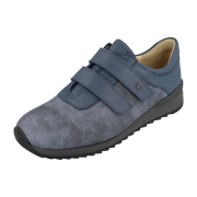 FinnComfort Ivrea Drawn (Graublau) - Slipper mit loser Einlage - Marken , Blau, leder (stretchfumo/altea)