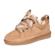 Mary & Co Lammfell Sneakers Chestnut