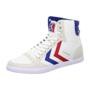 Hummel Slimmer Stadil High-Top Sneaker white/blue/red/gum 42