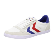 Hummel Slimmer Stadil Low-Top Sneaker white/blue/red/gum 43