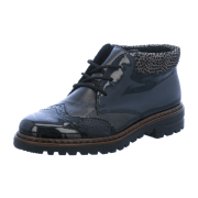 Rieker 54839-00 schwarz/anthrazit/marine/grau Schnürstiefel  HW 20/21