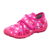 Fischer Schuhe Mä. Hausschuh pink Lippen