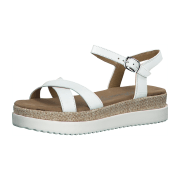 s.Oliver shoe.com Da.-Sandalette 5-5-28201-24/106 WHITE LEATHER FS 2020