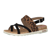 s.Oliver [WOMEN] 5-5-28134-24/092 BLACK LEO COMB Riemchensandalen  FS 2020