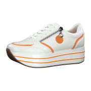 s.Oliver shoe.com Da.-Schnürer 5-5-23661-24/169 WHITE/ORANGE FS 2020