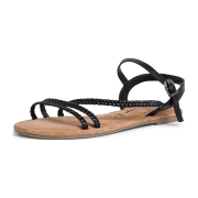 Tamaris 1-1-28113-24/057 BLACK WOOVEN Riemchensandalen  FS 2020