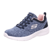 Skechers Bungee Heathered Mesh Slip On,Blau