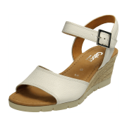 Gabor Keilsandaletten 42.042.50 weiss (Jute) FS 2020