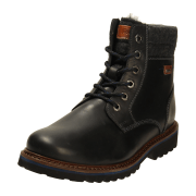 Sioux Adalrik-H 704 Schwarz/Darkgrey - gefütterter Stiefel - Herrenschuhe Boots / Stiefel, Schwarz, leder (tartu/fleece wasserdicht)