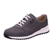 FinnComfort Sidonia Street (Grau) - Schnürschuh mit loser Einlage - Damenschuhe Bequeme Schnürschuhe, Grau, leder/textil (patagonia)