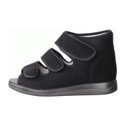 Liromed 479-Z1 Schwarz - geschlossener Hausschuh - Herrenschuhe Prophylaxe Diabetiker, Schwarz