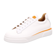 Camerlengo He. Sneaker weiß m. Orange