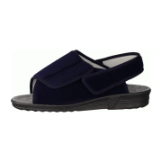 Liromed 475-20Z2 Marine (blau) - sportliche Sandale - Haus - hüttenschuhe Damen Hausschuhe, Blau