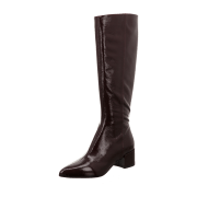 The Seller Stiefel m. Abs/Spitz burgundy