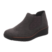 Rieker Schlupf/Reißverschlussstiefelette Warmfutter