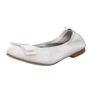 CC66 Ballerina m. Schleife weiß