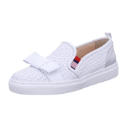Camerlengo Slip On Weiß m. Schleife