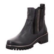 Donna Carolina Chelsea-Stiefelette blau