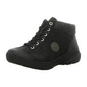 Rieker N6224-00 schwarz/schwarz/graphit/anthra Schnürstiefel  HW 19/20