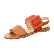 Eliza Di Venezia Sandale flach cognac/orange
