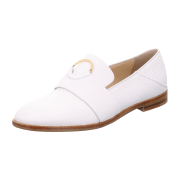 Camerlengo Slipper flach weiß