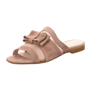 CC66 Pantolette flach camel