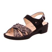 FinnComfort Buka 02687-902098 dark schwarz Snake Nubuk