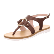 Marc Cain Zehensandale flach cognac