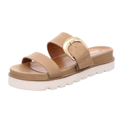 FABIO RUSCONI Pantolette m. Schnalle Taupe