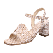 Kennel + Schmenger Sandale Blockabsatz Nude Kroko