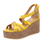 JANET & JANET Sandale - Wedges Gelb