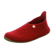 Living Kitzbühel Slipper Schweizer Kreuz rot