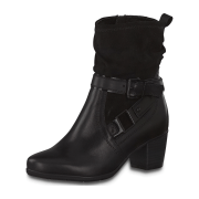 Jana 100% COMFORT LEATHER 8-8-25313-25/001 BLACK Klassische Stiefeletten  HW 20/21