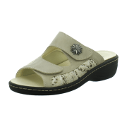 Longo Damen-Bequempantolette,taupe/b