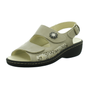 Longo Damen-Bequemsandalette,taupe/b