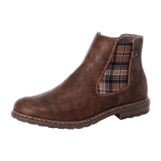 Rieker 71082-25 mogano/kastnaie/whisky-karo HW 20/21