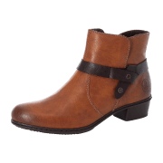 Rieker Schlupf/Reißverschlussstiefelette Warmfutter