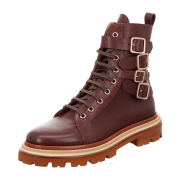 Camerlengo Stiefelette m. Schnallen Braun