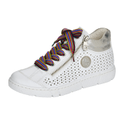 Rieker N1747-80 weiss/fog-silver Schnürstiefel  FS 2021