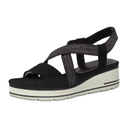 Marco Tozzi EARTH EDITION 2-2-28772-26/098 BLACK COMB Keilsandaletten  FS 2021