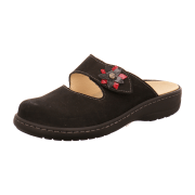 Longo Bequem-Clog,schwarz/cherry