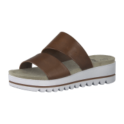 Jana 100% COMFORT LEATHER 8-8-27202-26/362 CHOCO Klassische Pantoletten  FS 2021