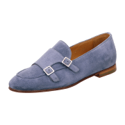 Camerlengo Da. Mokassin m. Schnalle Blau