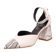 Laura Bellariva Da. Pumps Schwarz/Weiß Snake