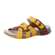 Rieker 61185-68 yellow/cuoio Klassische Pantoletten  FS 2021