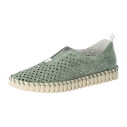 Rieker Slipper Halbschuh gelocht oder geflochten