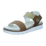 Bugatti Shoes woman 431673895800-6383 cognac / reptile print FS 2021