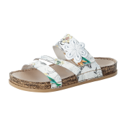 Rieker 68252-90 ice-multi/weiss Klassische Pantoletten  FS 2021